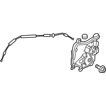 Honda 72650-TK8-A01 Latch Assembly, Driver Side Slide Door (Manual)