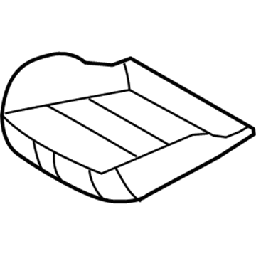 GM 13115626 Pad, Front Seat Cushion