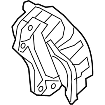 Hyundai 58210-3J000 Brake Assembly-Rear Wheel, LH