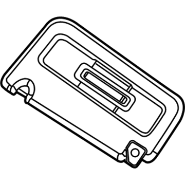 Nissan 96401-1PA0A Driver Side Sun Visor Assembly