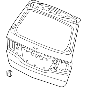 Honda 68100-SHJ-307ZZ Tailgate (DOT)