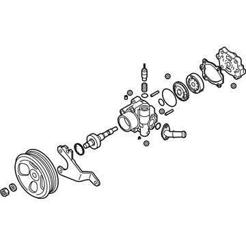 Infiniti 49110-JK01A Power Steering Pump Assembly