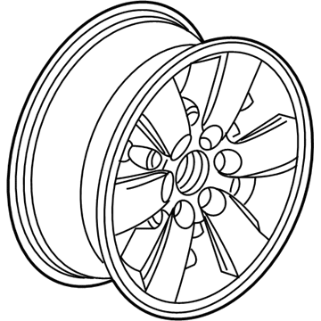 GM 9597226 Wheel, Alloy