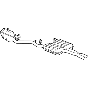 Mopar 4578910AC Exhaust Muffler And Resonator