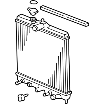 Honda 19010-P03-505 Radiator