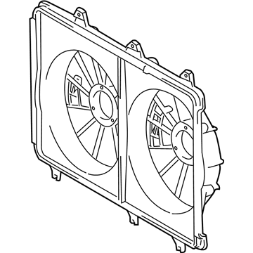 Toyota 16711-0V010 Fan Shroud