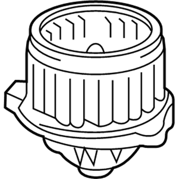 Lexus 87103-0E010 Motor Sub-Assy, Cooling Unit, W/Fan