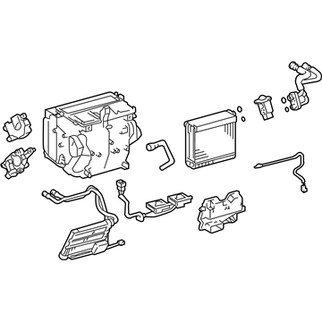 Toyota 87050-47110 Evaporator Assembly