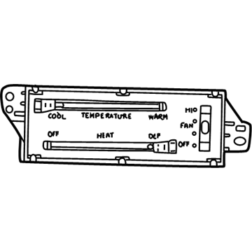 Mopar 55055458AC Control-Heater