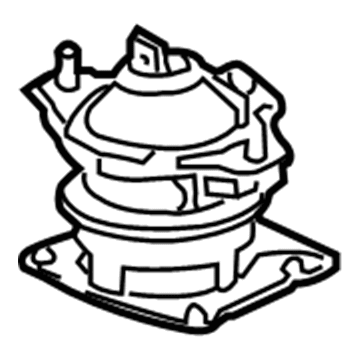 Acura 50830-SEP-A21 Rubber Assembly, Front