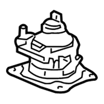 Acura 50810-SEP-A04 Rubber Assembly, Rear Engine Mounting (At)