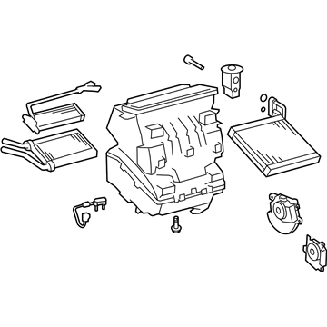 Toyota 87050-12301 AC & Heater Assembly