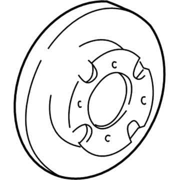 Hyundai 51712-25060 Disc-Front Wheel Brake