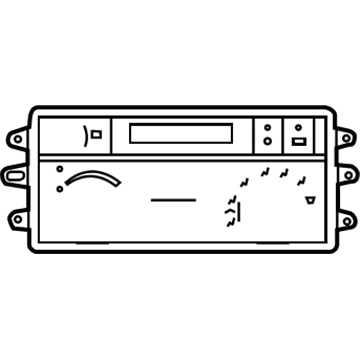 Mopar 55057281AE Air Conditioner And Heater Control