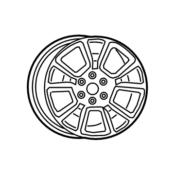 Mopar 5YD571AUAA Aluminum Wheel