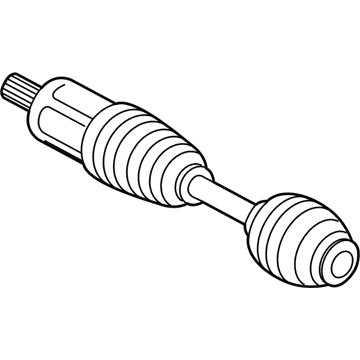 BMW 31-60-7-606-027 Cv Axle Assembly Left