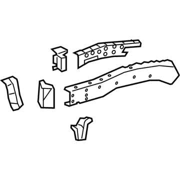 Lexus 57027-48030 Member Sub-Assembly, Front