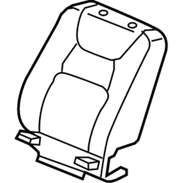Honda 04811-SJC-L70ZA Cover Set, Passenger Side Trim (Atlas Gray) (Leather) (Side Airbag)