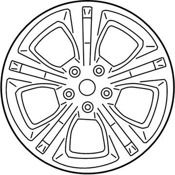 Ford CV6Z-1007-E Wheel, Alloy