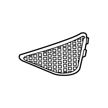 Acura 71107-T3R-A01 Garnish Left, Front Bumper Side