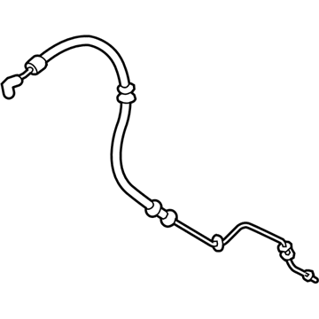 Acura 53713-STX-A01 Hose, Power Steering Feed (Lh)