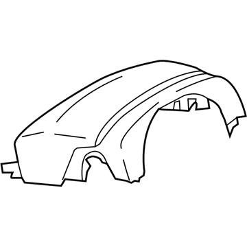 BMW 51-45-6-993-886 Trim Panel, Steering Column, Top