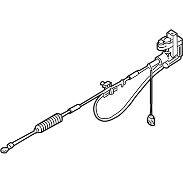 BMW 61-12-7-616-200 Negative Battery Cable