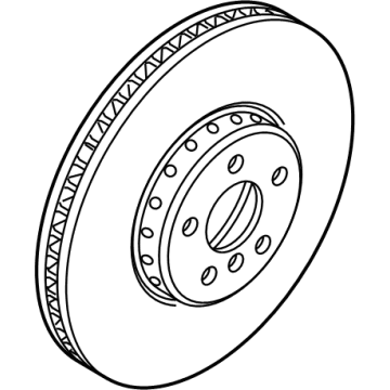 BMW 34-11-6-860-909 Brake Disc, Lightweight, Ventilated