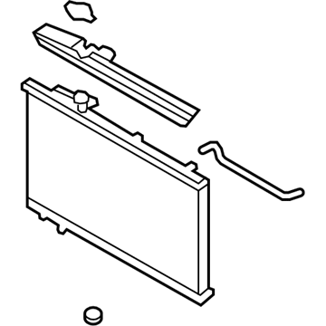 Hyundai 25310-0W000 Radiator Assembly