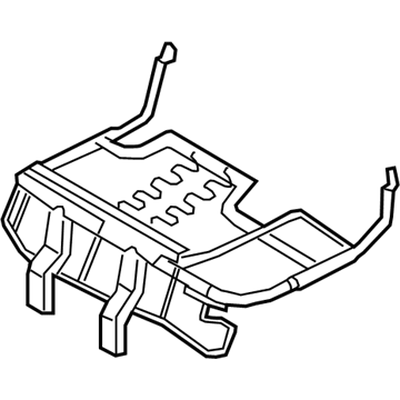 Nissan 88301-5AA0A Frame Assy-Cushion, 2ND Seat RH