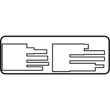 Toyota 42668-42020 Tire Info Label