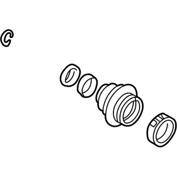 BMW 33-21-7-540-117 Repair Kit Bellows, Exterior