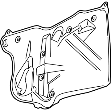 GM 84242132 Water Deflector