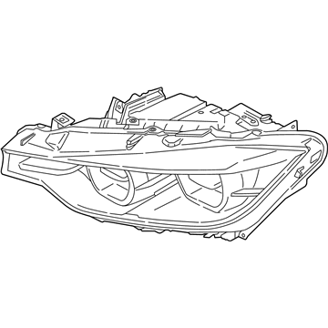 BMW 63-11-7-419-622 Right Led Headlight