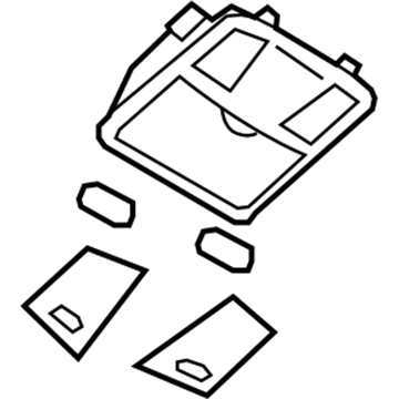 Infiniti 26430-1BA3A Lamp Assembly Map