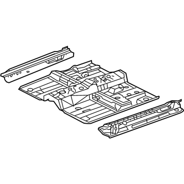 Acura 65100-SEP-A00ZZ Floor, Front