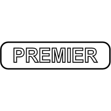 Ford 2L2Z-7842528-AA Nameplate
