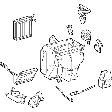 Toyota 87050-21151 Evaporator Assembly