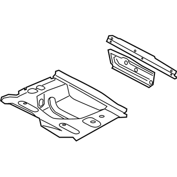 BMW 41-12-7-290-105 Luggage-Compartment Floor, Rear