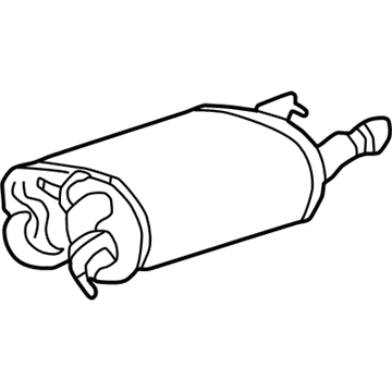 Toyota 17440-0H030 Muffler W/Tailpipe