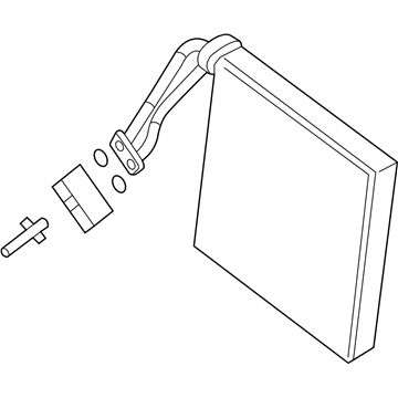 Infiniti 27280-3JC3C EVAPORATOR Assembly Front