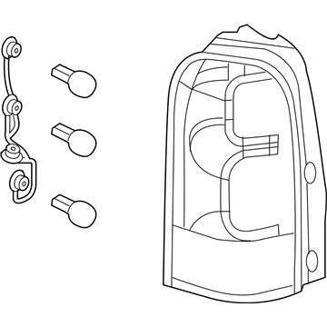 GM 15787132 Tail Lamp Assembly