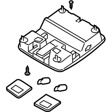 Kia 928203F02129 Lamp Assembly-OVERHEADEAD