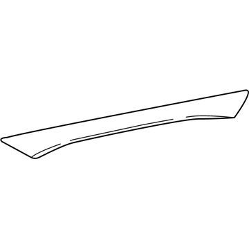 Infiniti 90818-5DB1A Finisher Assy-Back Door, Center
