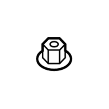 BMW 51-16-1-943-122 Plastic Cap Nut With Washer