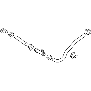 Kia 25415D5300 Hose Assembly-Radaator, Lower