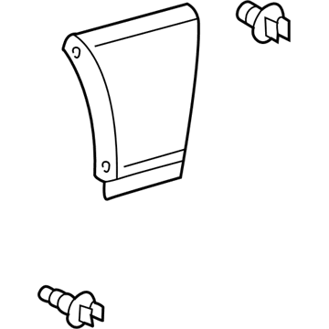 Lexus 75601-33020-D3 Moulding Sub-Assy, Front Fender, RH