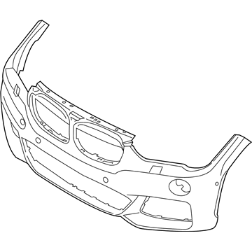 BMW 51-11-8-067-679 Panel, Bumper, Primed, Front