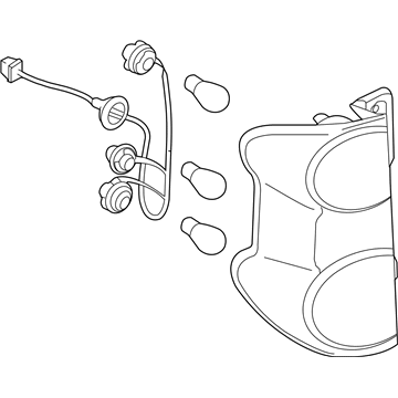 GM 19316437 Tail Lamp Assembly