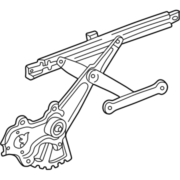 Lexus 69801-60070 Regulator Sub-Assy, Front Door Window, RH